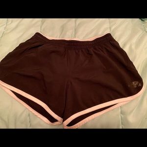 Black North Face women athletic shorts